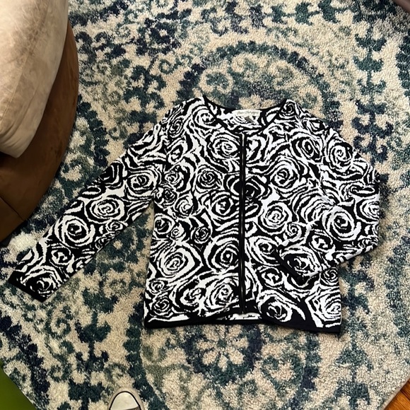 Norm Thompson zip up sweater - Picture 1 of 2